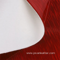 Pvc Glitter Film Laminated Artificial Leather Fabric Faux